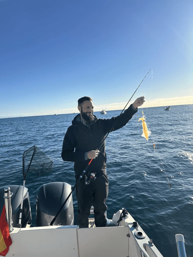 A fish caught on a fishing trip on Costa del sol