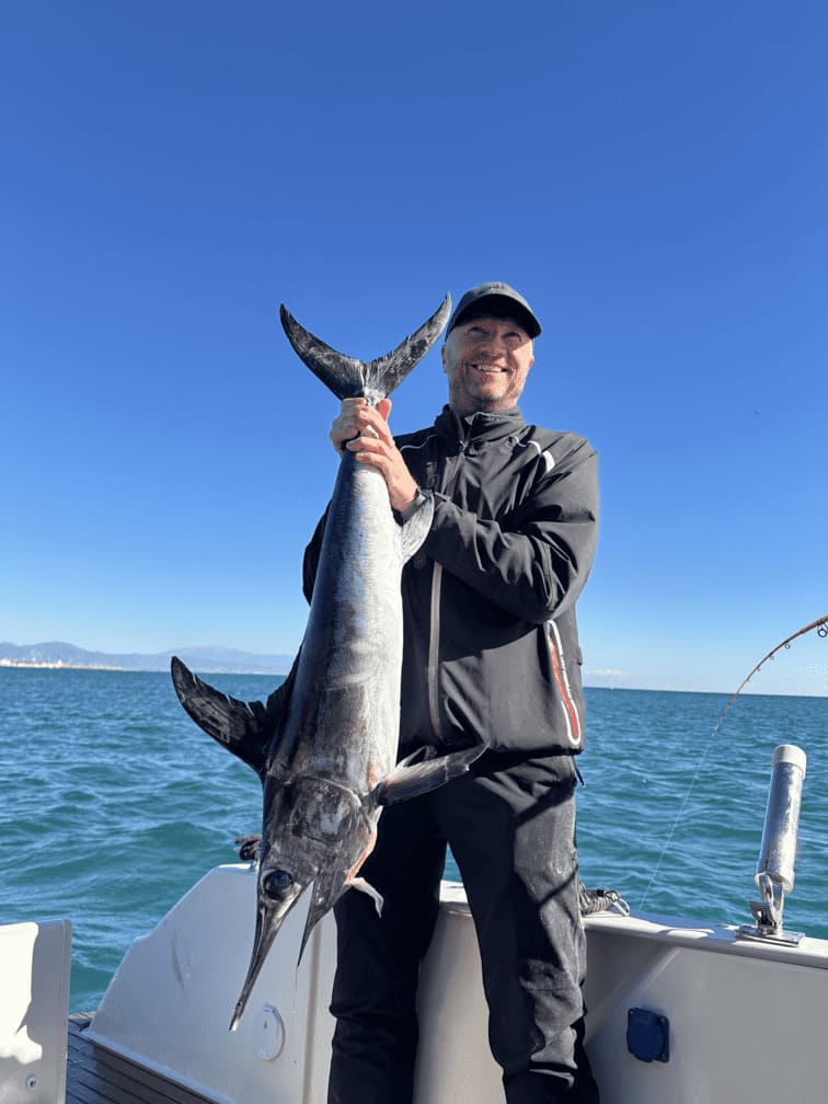 bottom fishing catch in Málaga