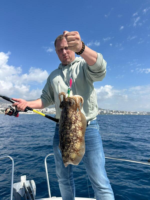 catching a fish